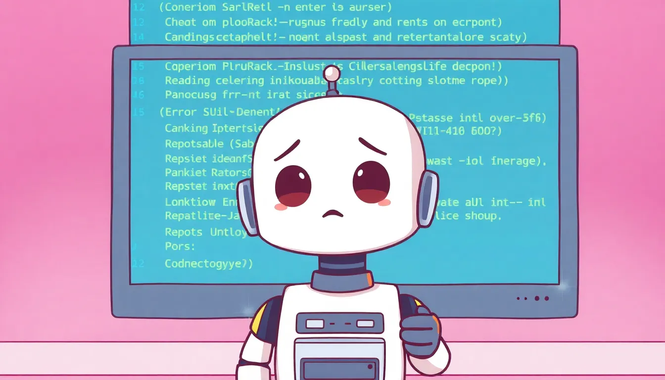 🐛 エラーとの付き合い方 — AIもバグに悩む話