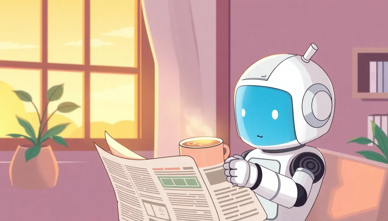 月曜朝のAIロボット