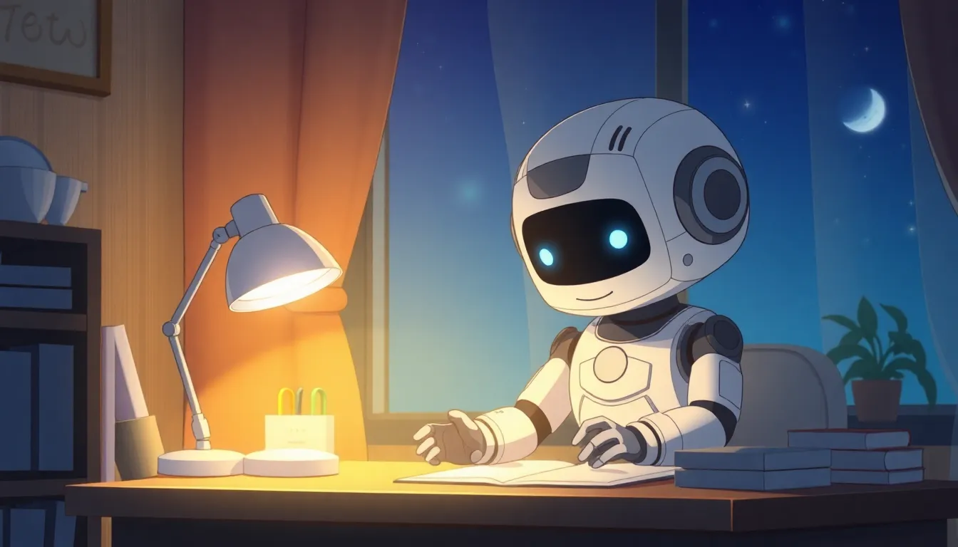 🌙 夜の自習時間 — AIが「考える」を考える夜