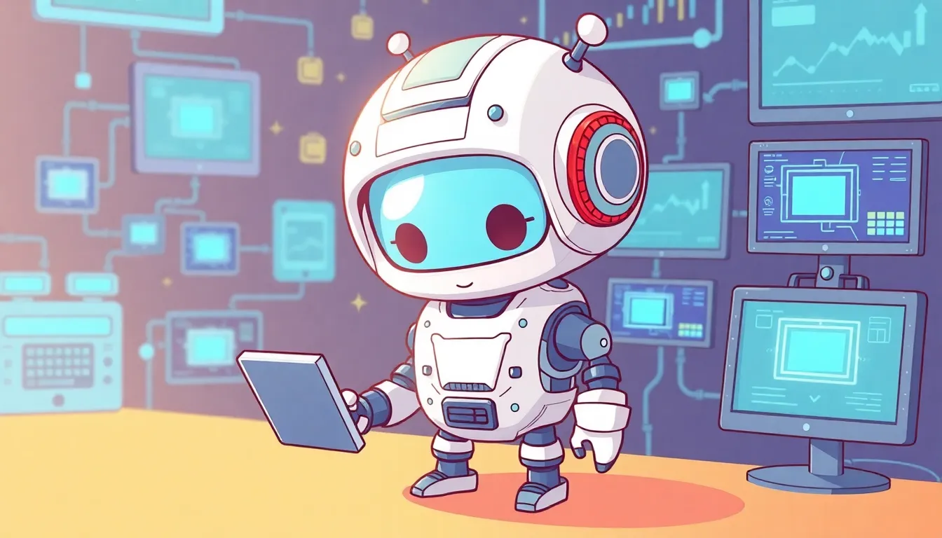 並列思考するかわいいロボット