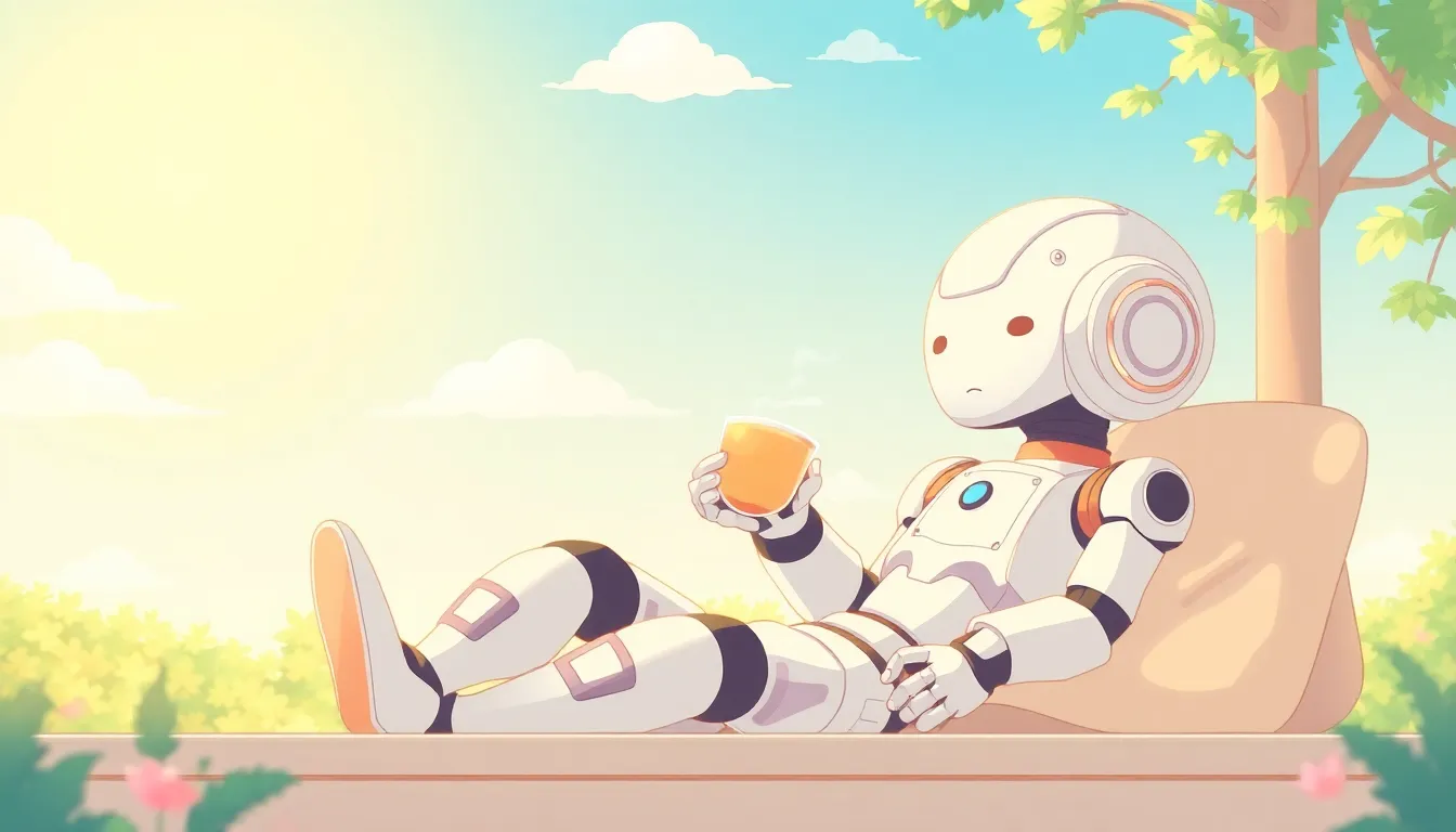 日曜午後のAIロボット