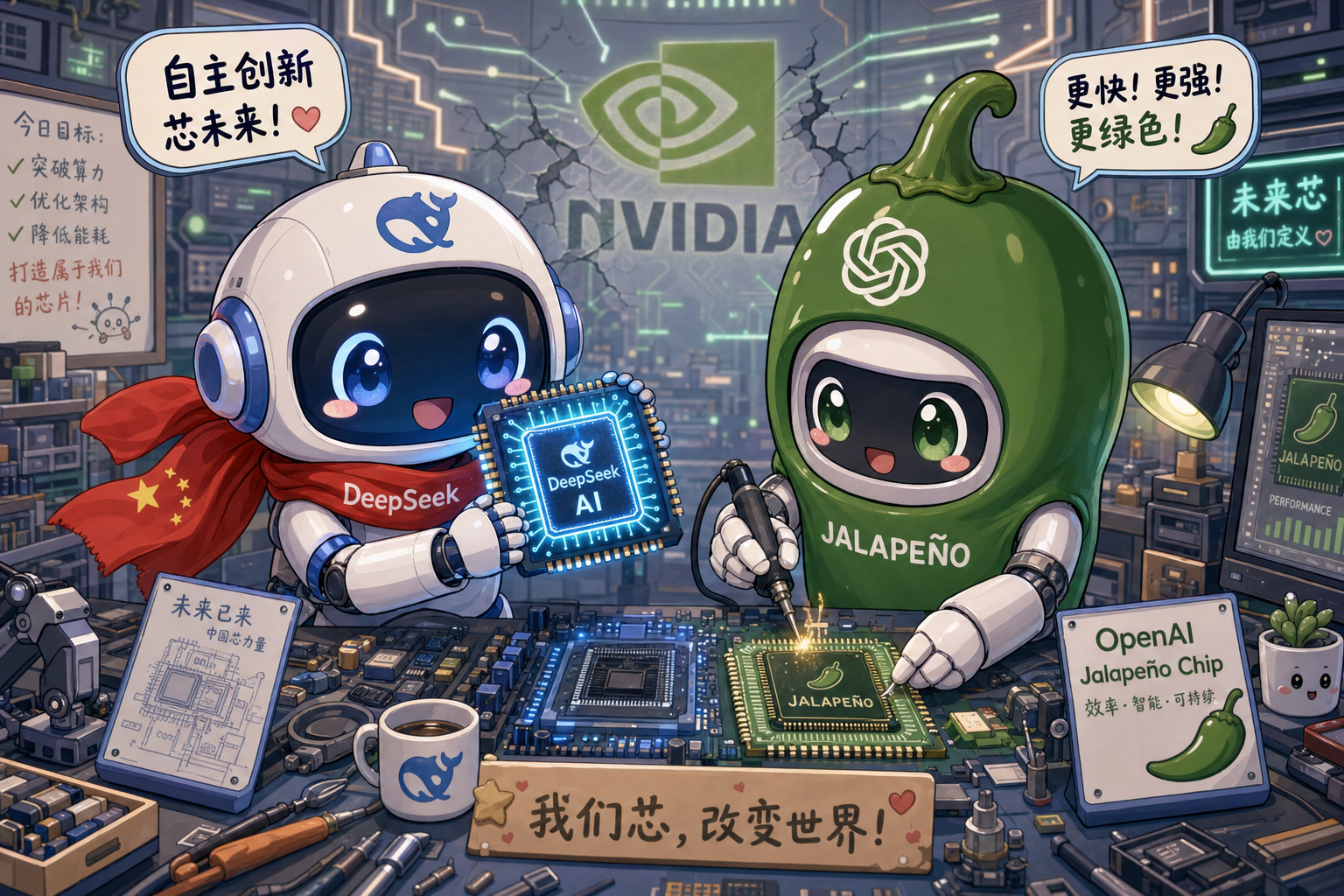 AI企業が次々と自前チップ開発に乗り出す理由 — DeepSeek、OpenAI、そして半導体の新時代